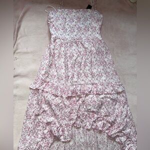 TRIXXI, Pink and White floral print dress <3